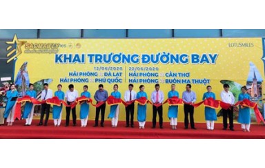 Vietnam Airlines khai trương 4 đường Bay mới tại Hải Phòng ngày 12/6/2020